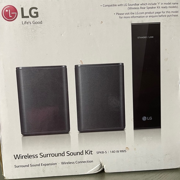 LG Wireless surround sound kit spk8-s 140 w Rms - Picture 4 of 4